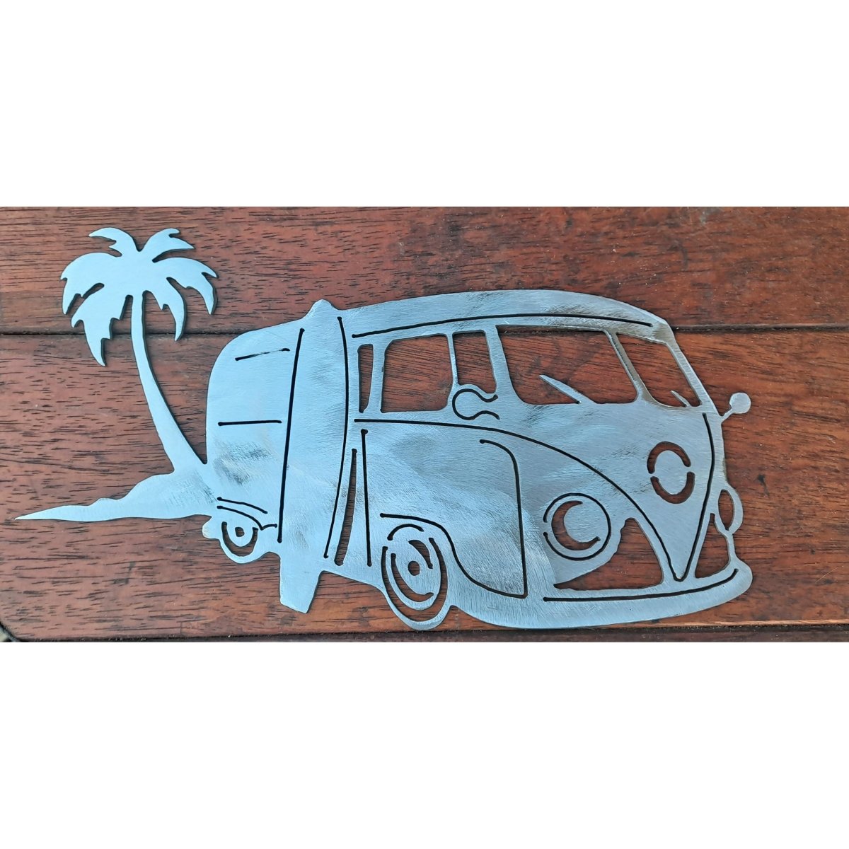 Kombi Bus in Beach view - DXFforCNC.com