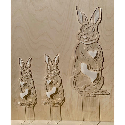 Free Rabbits-DXF files Cut Ready CNC Designs-DXFforCNC.com