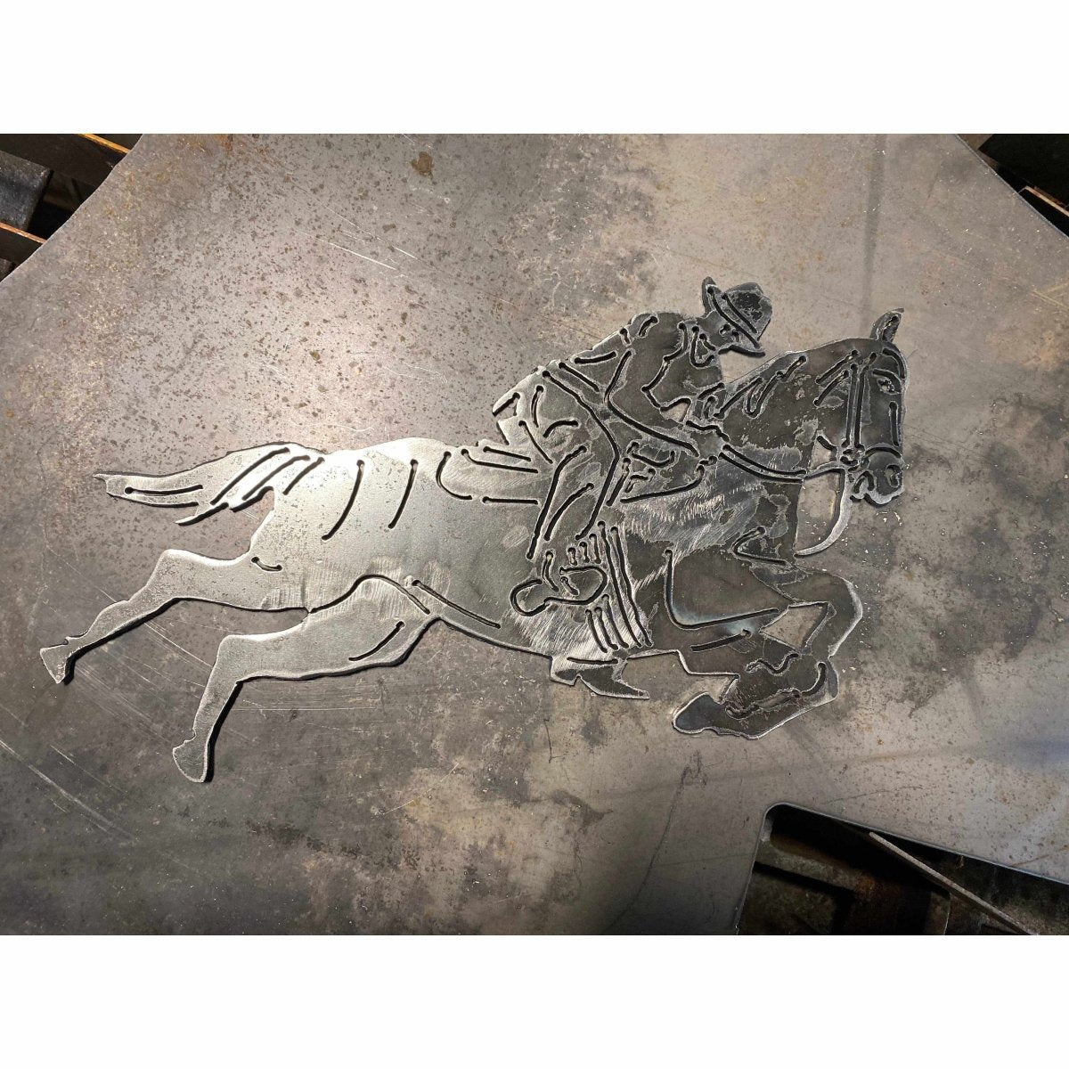 HORSES CNC shops MACHINED wall art