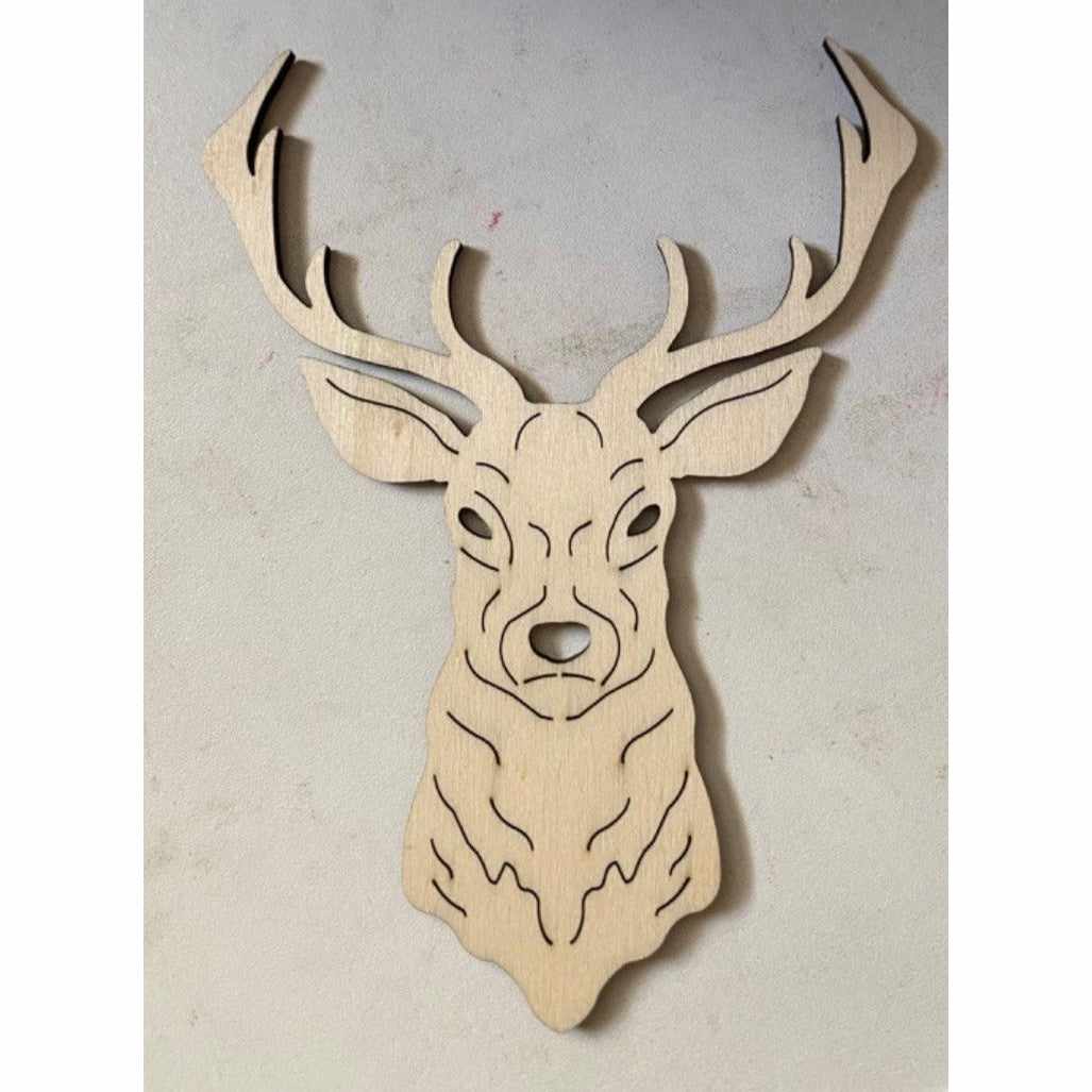 Deer Head Home Décor | Free DXF File-DXFforCNC.com