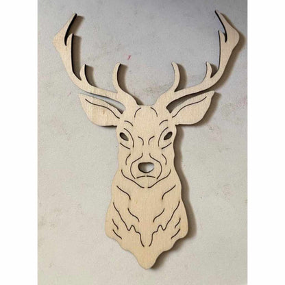 Deer Head Home Décor | Free DXF File-DXFforCNC.com