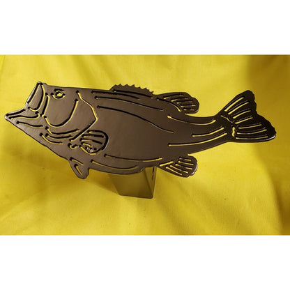 Bass Fish Free DXF file-Cut Ready for cnc machines-DXFforCNC.com