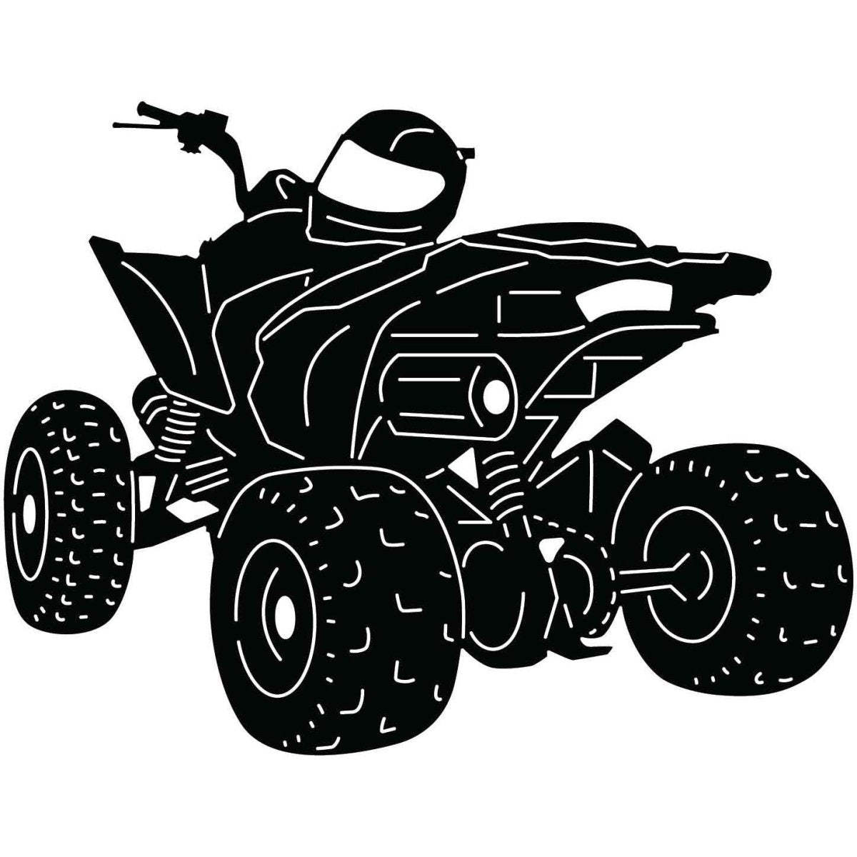 ATV and UTV 06 DXF File Cut Ready for CNC