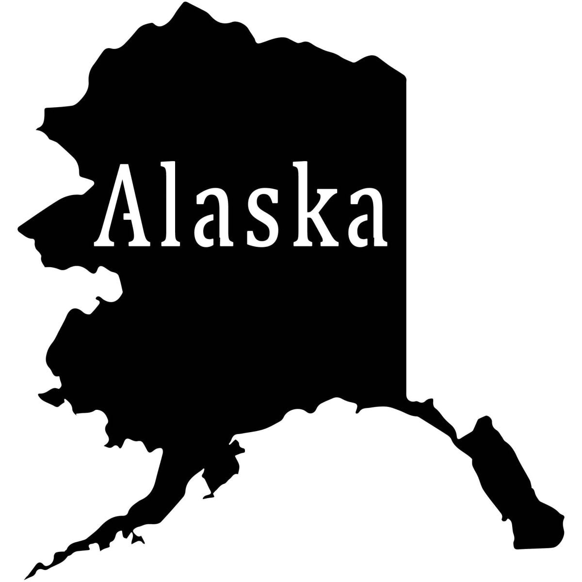 Alaska USA State Map