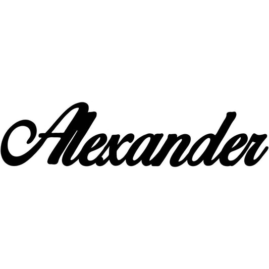 Alexander Name DXF File Cut Ready for CNC