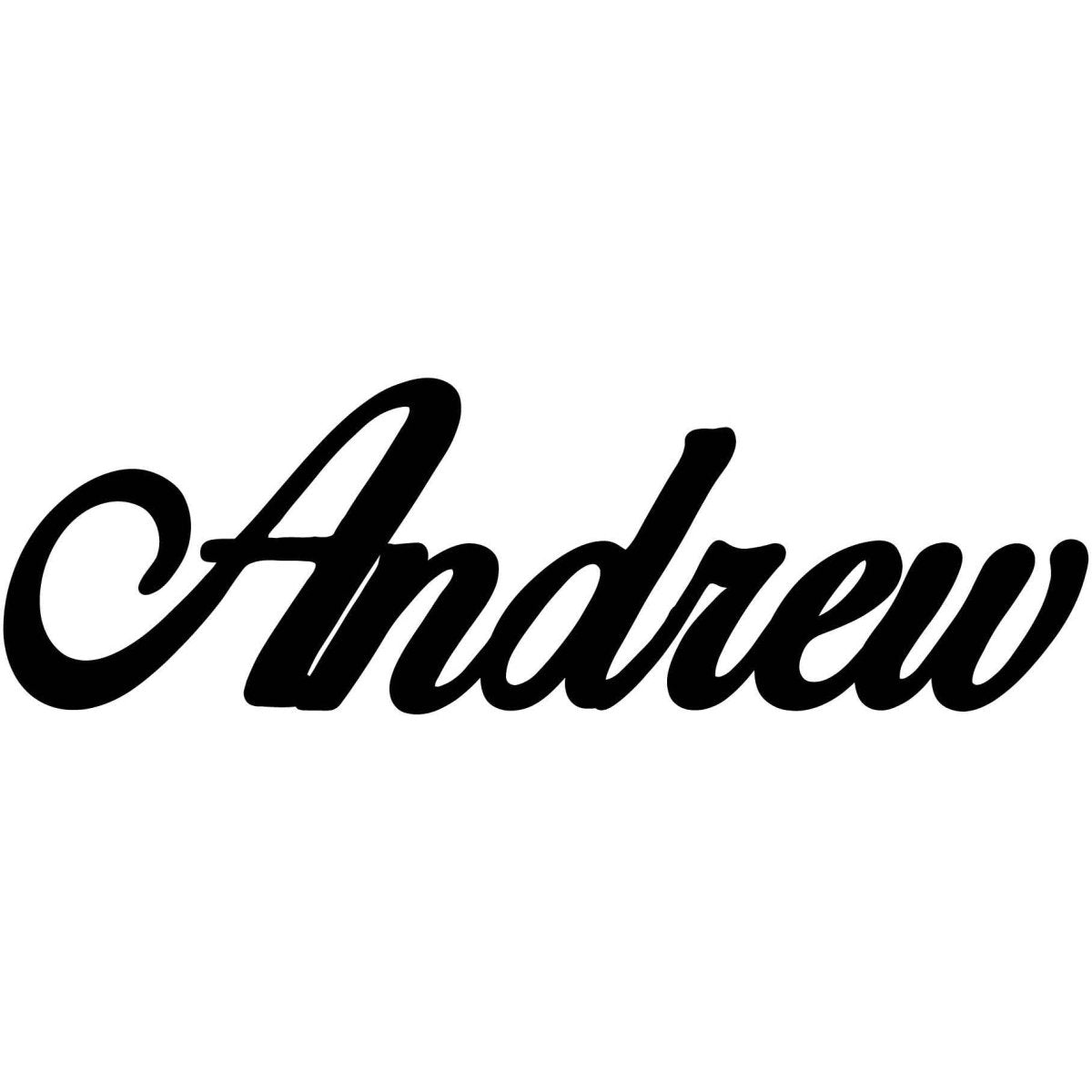 Andrew Name DXF File Cut Ready for CNC