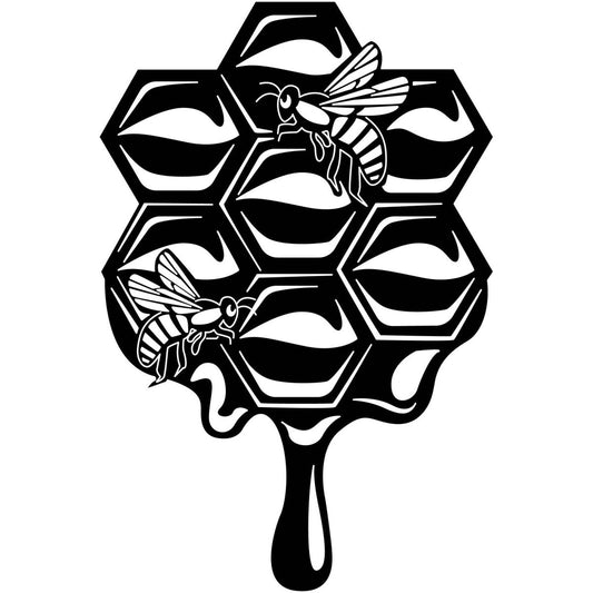 Bees and Honeycomb 06