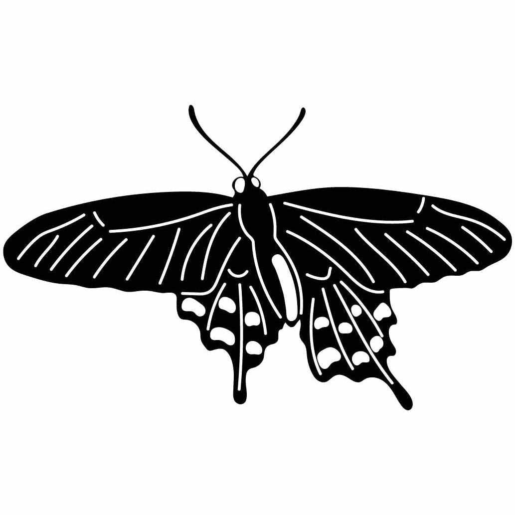 Butterfly Ornaments Decor Free-DXF files cut ready for CNC-DXFforCNC.com