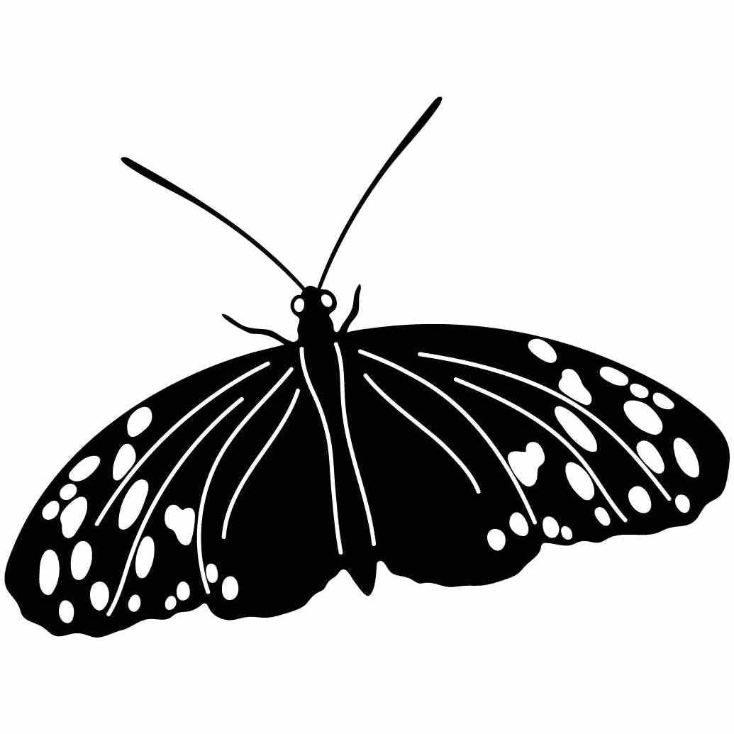 Butterfly Ornaments Decor Free-DXF files cut ready for CNC-DXFforCNC.com