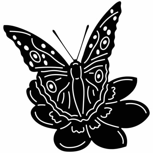 Butterfly Ornaments Decor Free-DXF files cut ready for CNC-DXFforCNC.com