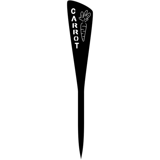 Garden Stake CARROT DXF files Cut Ready CNC Designs - DXFforCNC.com