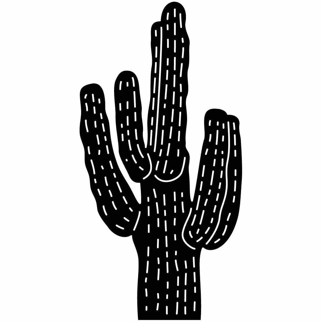 Cactus Plant Free-DXF files cut ready for CNC-DXFforCNC.com