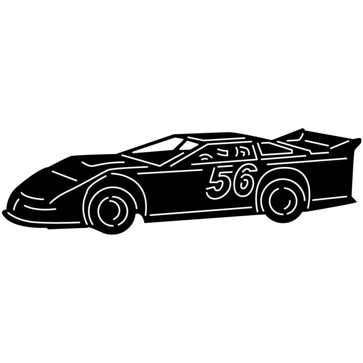 Cars Dirt Race 09 DXF File Cut Ready for CNC