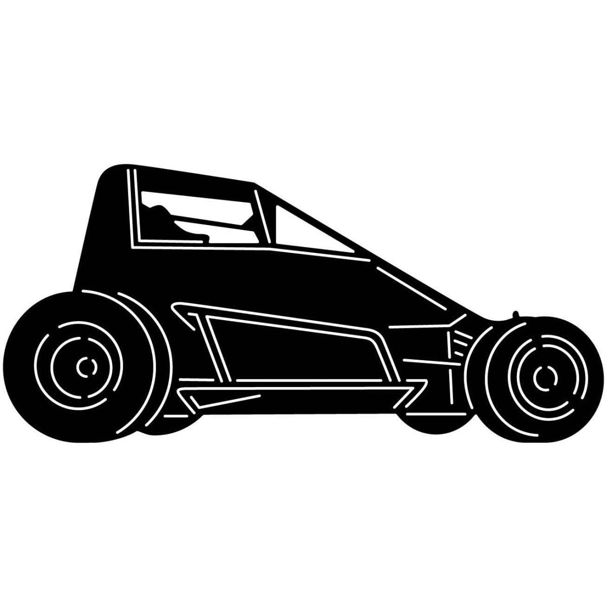 Cars Dirt Race 11 DXF File Cut Ready for CNC