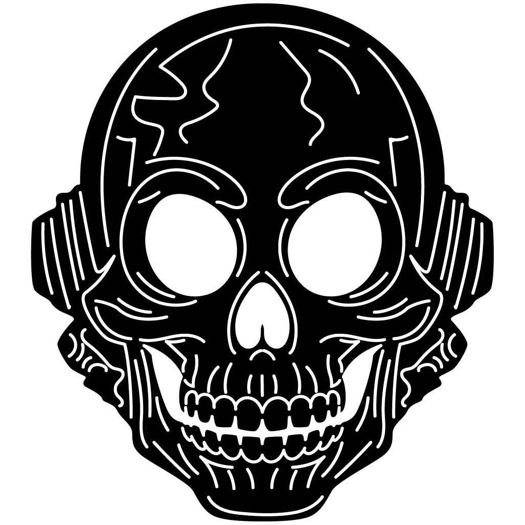 Spooky & Sweet: FREE Cartoon Skull 01 DXF File | Pixar-Inspired Wall Art