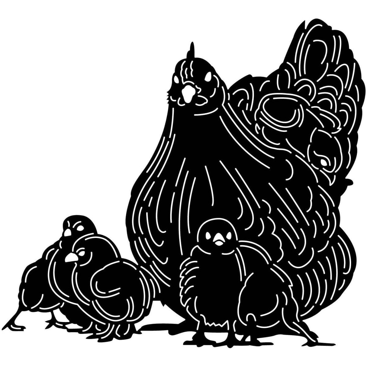 Chickens and Rooster 01