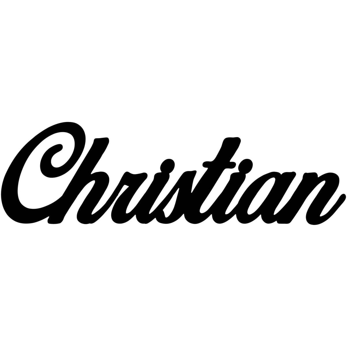 Christian Name DXF File Cut Ready for CNC