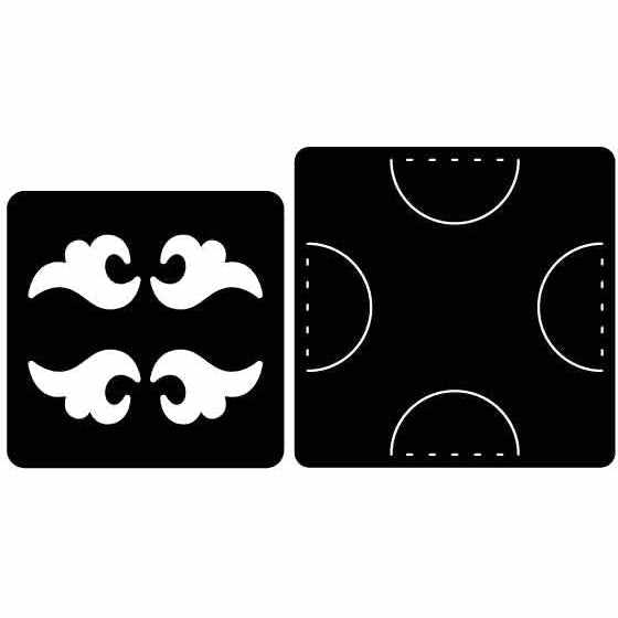 Drink Coaster and Holder Free DXF files cut ready for CNC-DXFforCNC.com