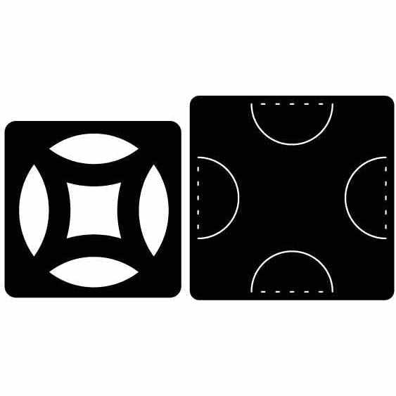 Drink Coaster and Holder Free DXF files cut ready for CNC-DXFforCNC.com