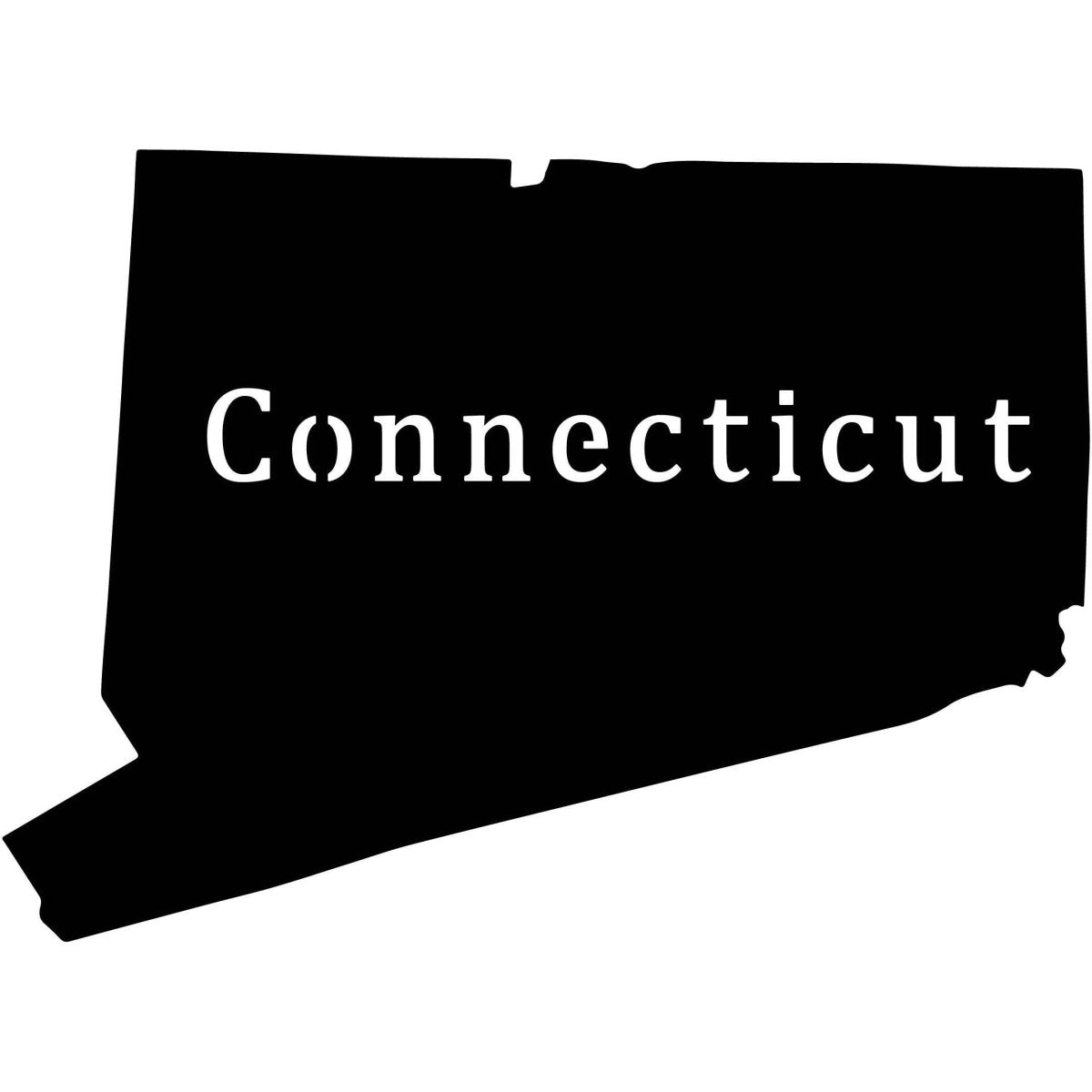 Connecticut USA State Map