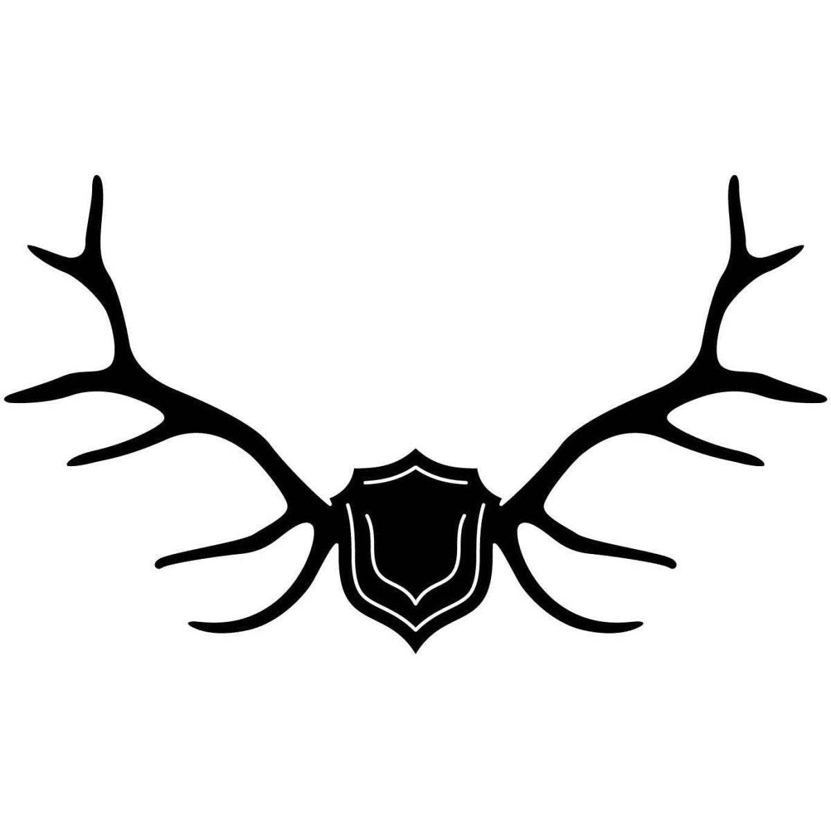 Deer and Moose Antlers Shield 26