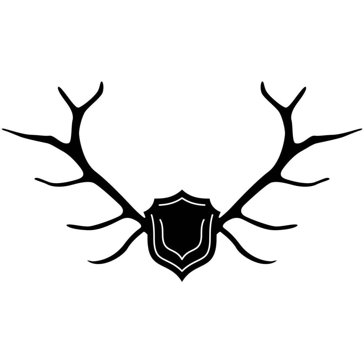 Deer and Moose Antlers Shield 39