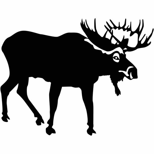 Deer and Moos Free DXF file-Cut Ready for cnc-DXFforCNC.com