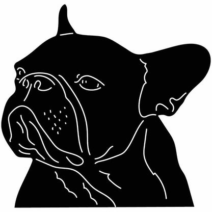 Dog Face Free-DXF files cut ready for CNC-DXFforCNC.com