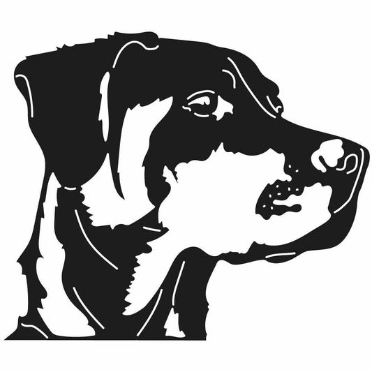 Dog Face Free-DXF files cut ready for CNC-DXFforCNC.com