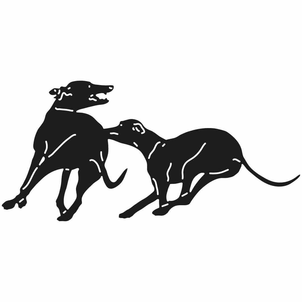 Dogs Fighting Free-DXF files cut ready for CNC-DXFforCNC.com