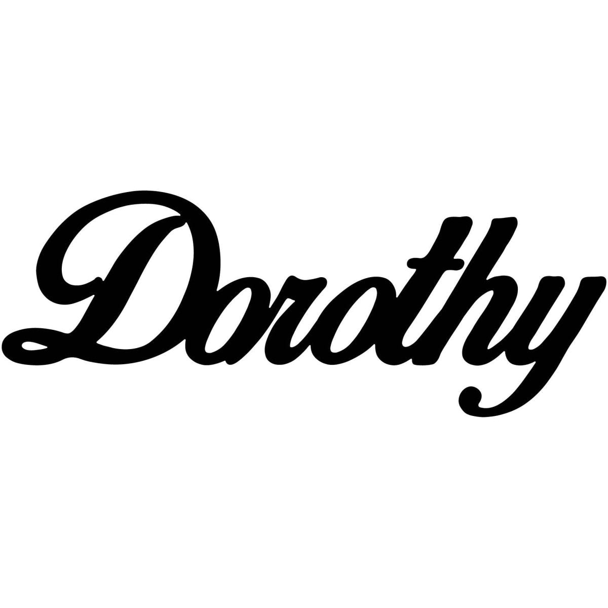 Dorothy Name DXF File Cut Ready for CNC