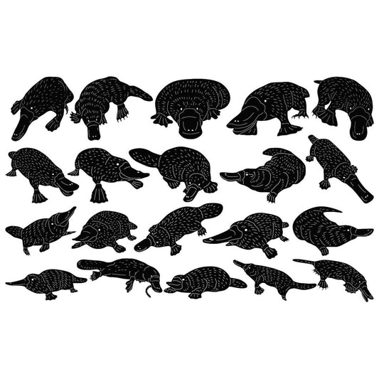 Australian Duck-billed Platypus-DXF files Cut Ready for CNC-DXFforCNC.com