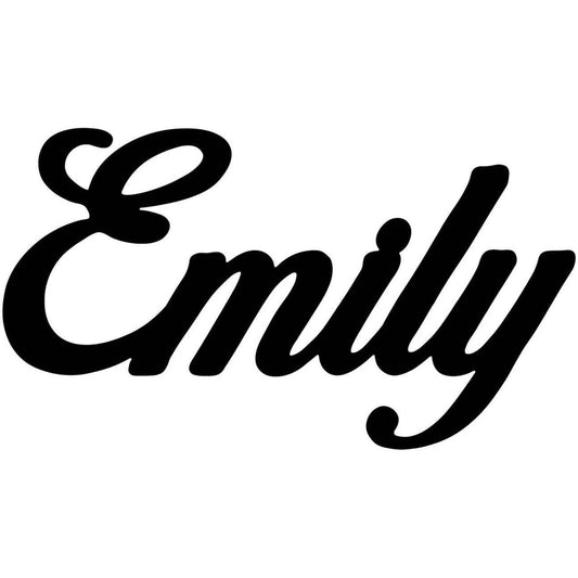 Emily Name DXF File Cut Ready for CNC