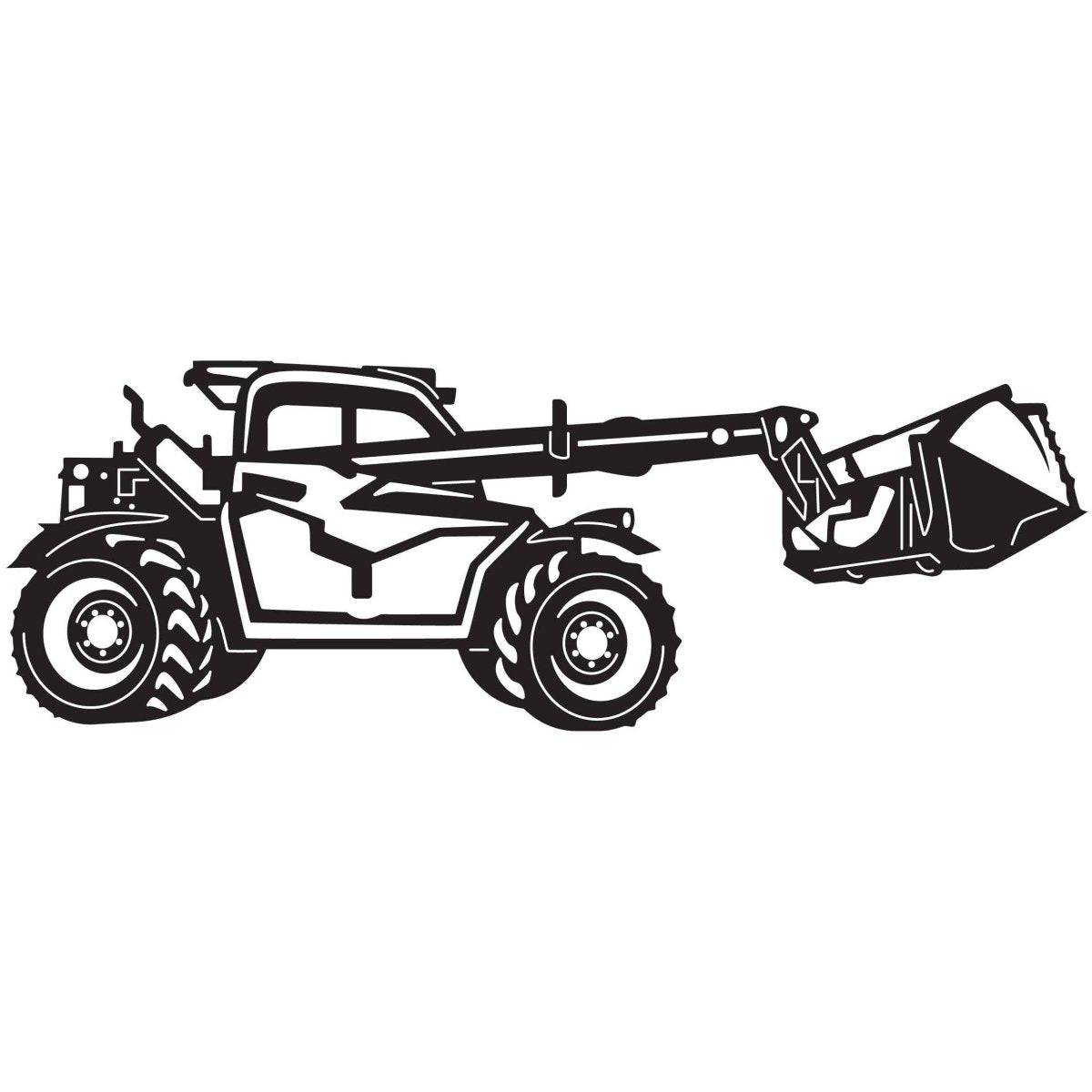 Farm Machinery 057 DXF File Cut Ready for CNC