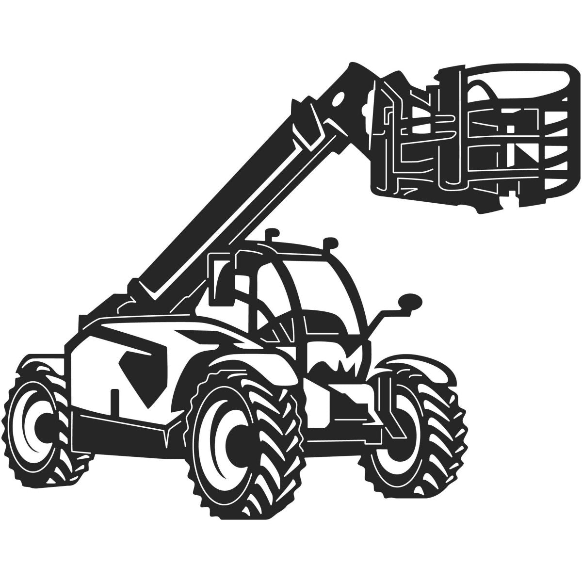 Farm Machinery 060 DXF File Cut Ready for CNC