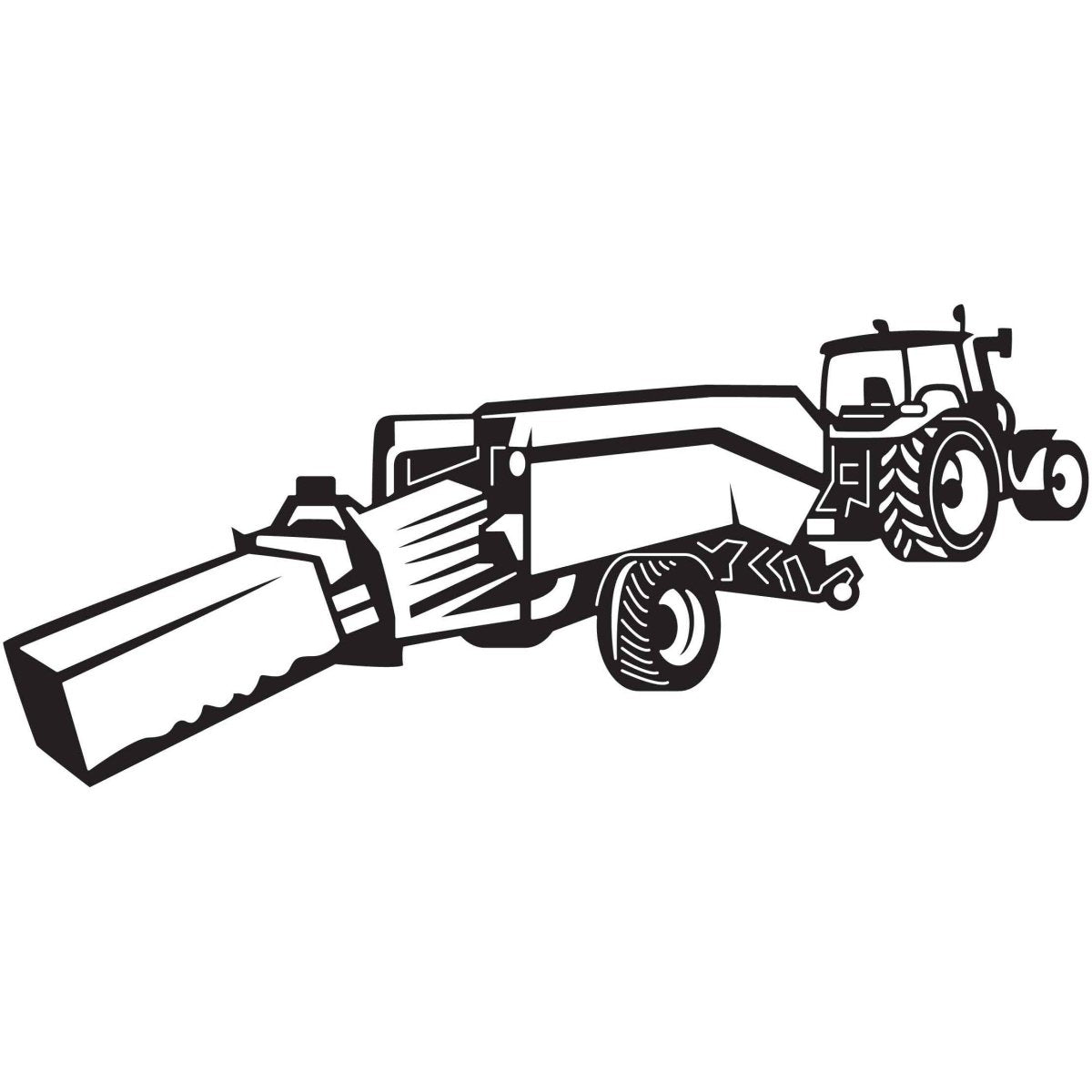 Farm Machinery 066 DXF File Cut Ready for CNC