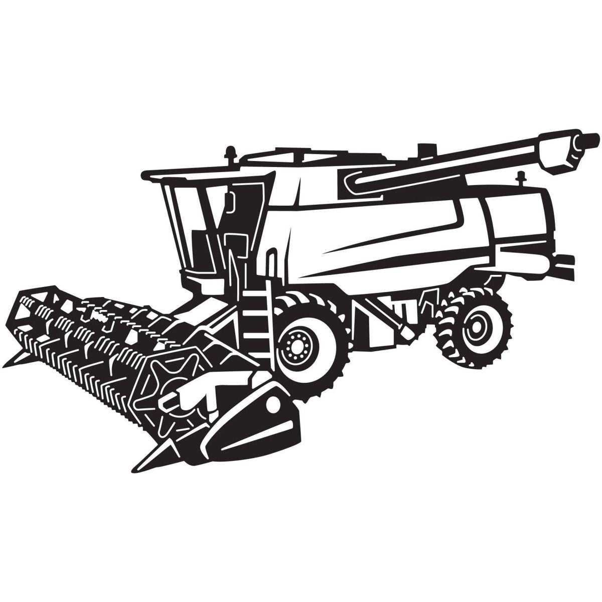 Farm Machinery 076 DXF File Cut Ready for CNC