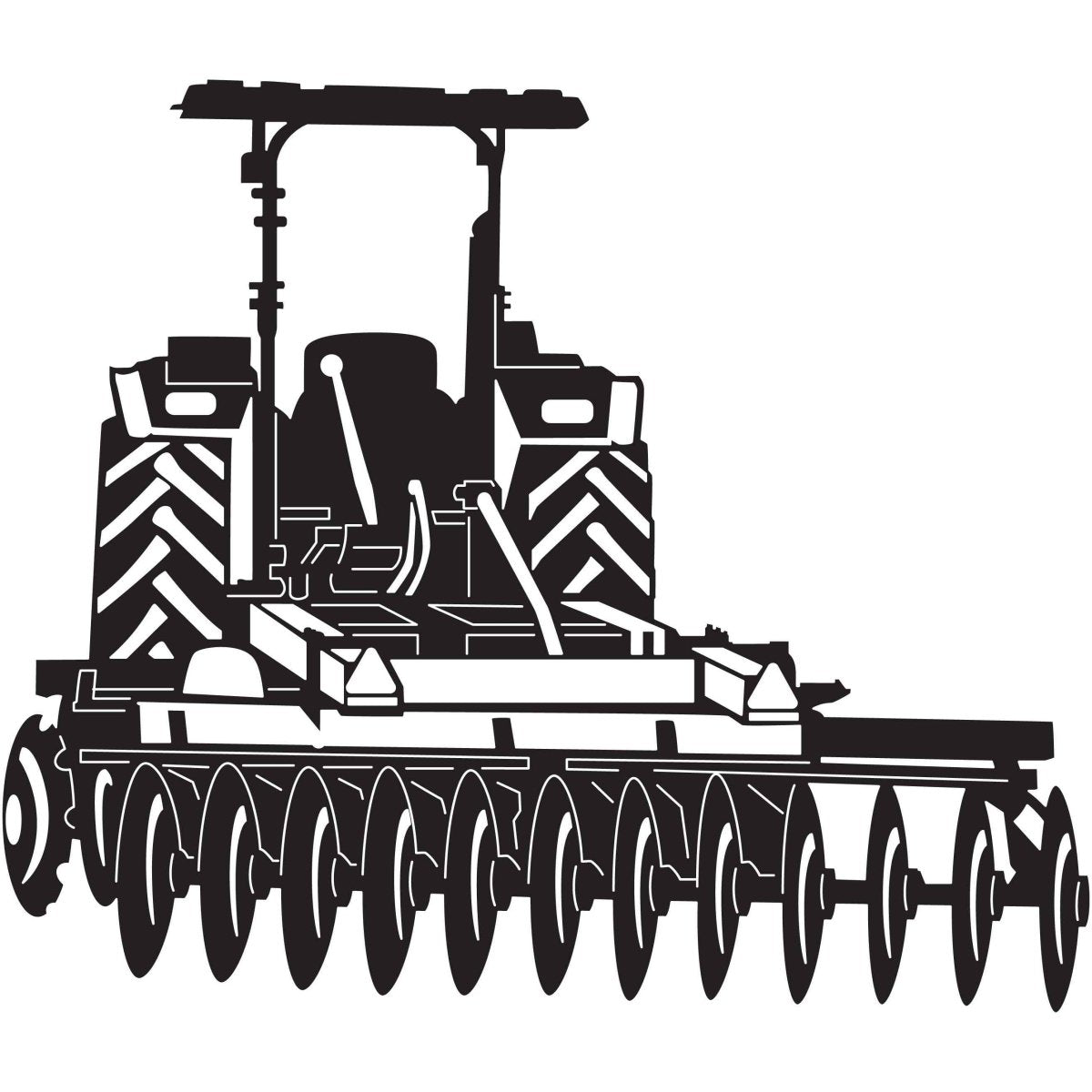 Farm Machinery 080 DXF File Cut Ready for CNC