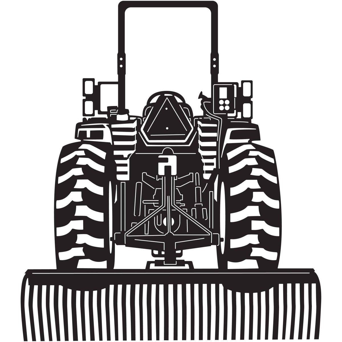 Farm Machinery 091 DXF File Cut Ready for CNC