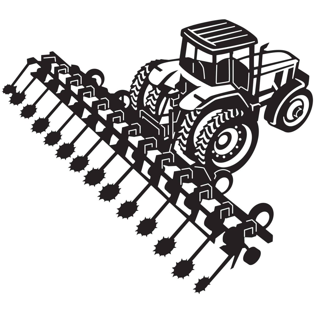 Farm Machinery 101 DXF File Cut Ready for CNC