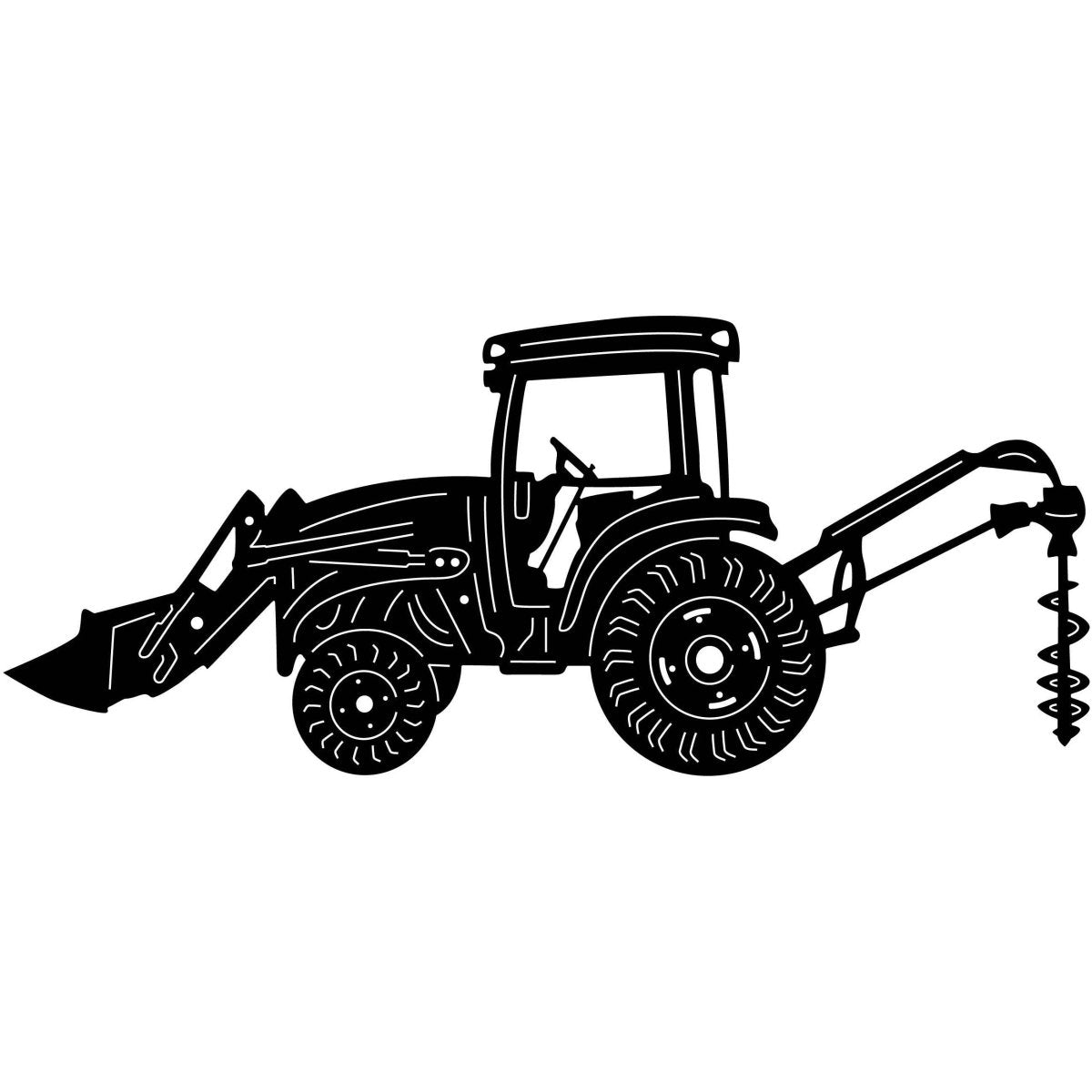 Farm Machinery 19 DXF File Cut Ready for CNC