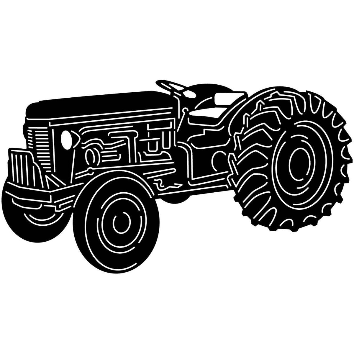 Farm machinery 01 DXF File Cut Ready for CNC