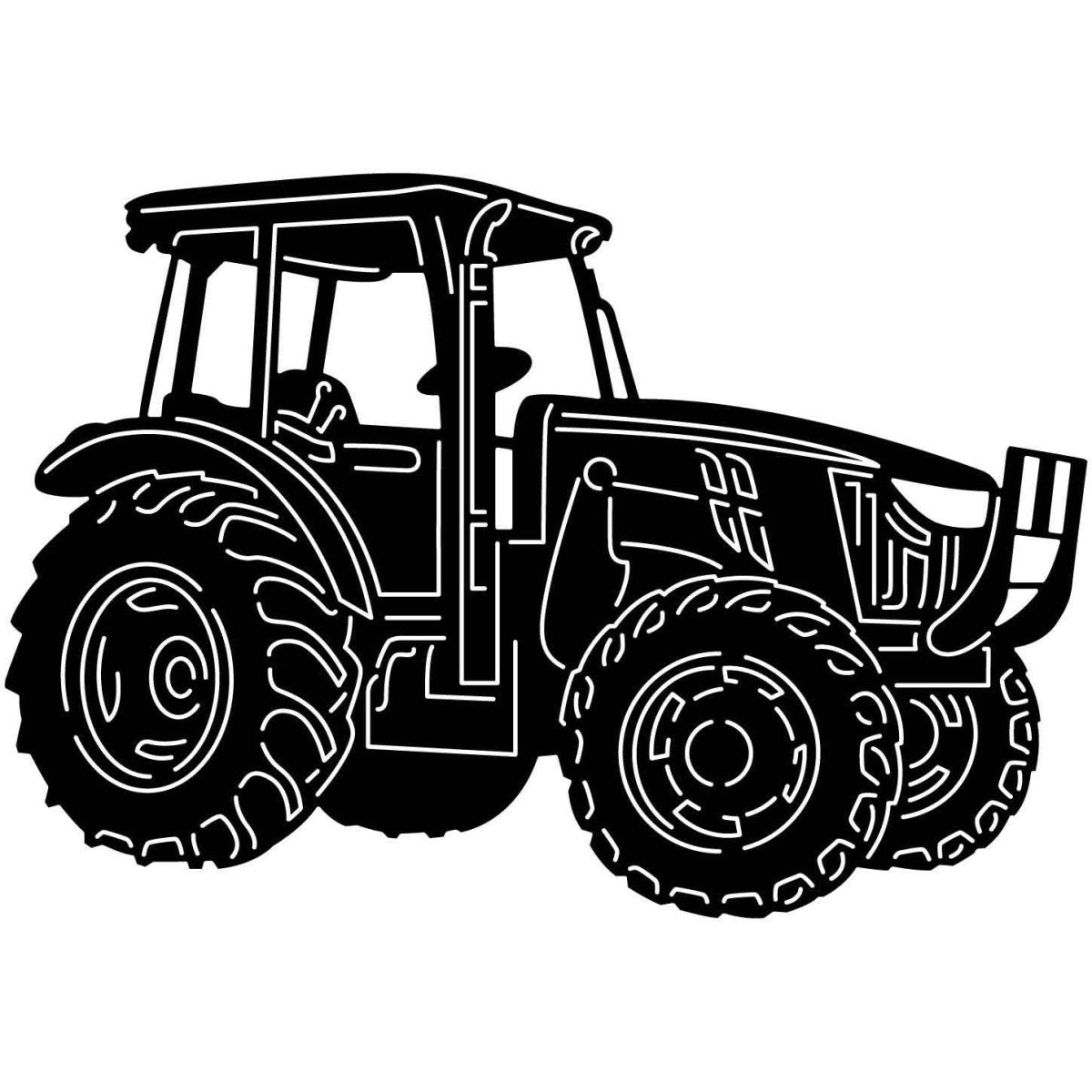 Farm machinery 04 DXF File Cut Ready for CNC