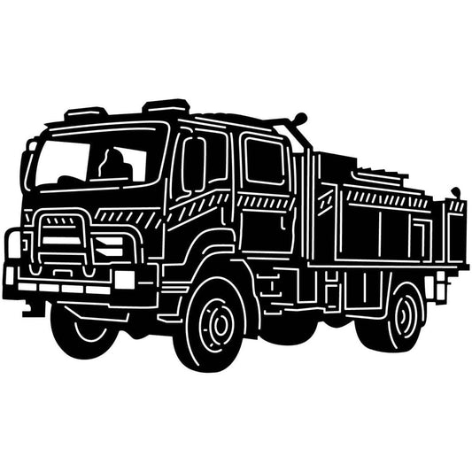 Fire Truck RFS-DXF files cut ready for cnc machines-dxfforcnc.com