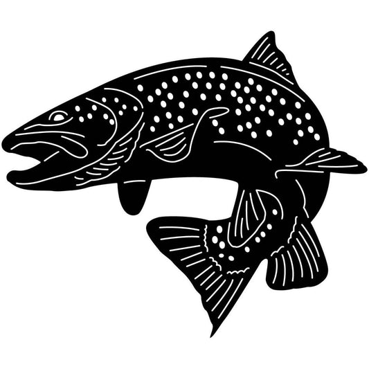 Underwater Fish-Trouts 02 DXF File Cut Ready for CNC