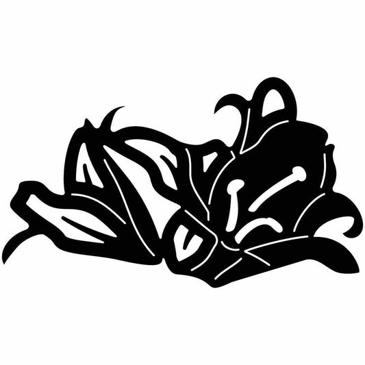 Flower Free-DXF files cut ready for CNC-DXFforCNC.com