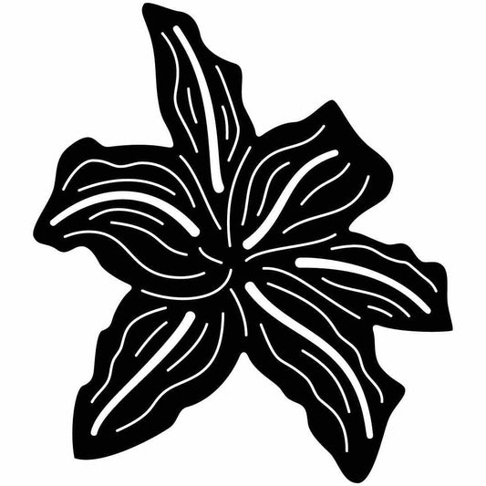 Flower Free-DXF files cut ready for CNC-DXFforCNC.com