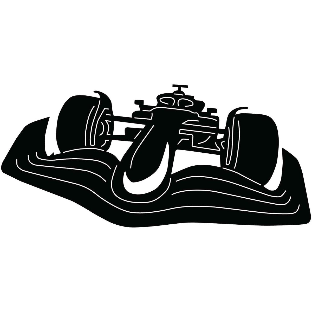 Formula 1-04 DXF File Cut Ready for CNC