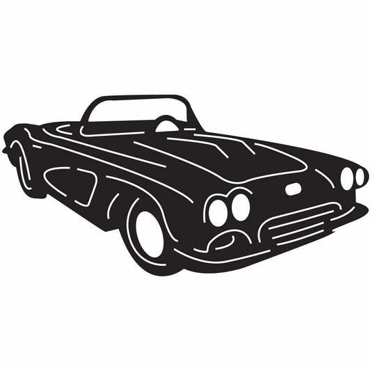 Hot Road Old Classic Car-Free DXF files Cut Ready CNC Designs-dxfforcnc.com