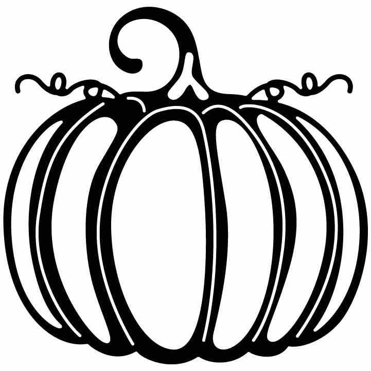 Fruit Pumpkin Free DXF File for CNC Machines-DXFforCNC.com